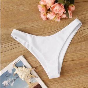 White Bikini Bottoms